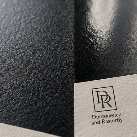 Branded posters with logo