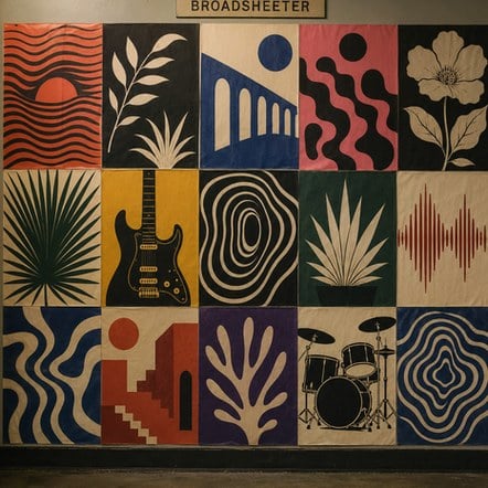 Customized posters for music and venues